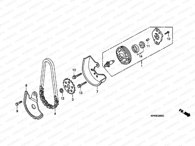 E-9 OIL PUMP
