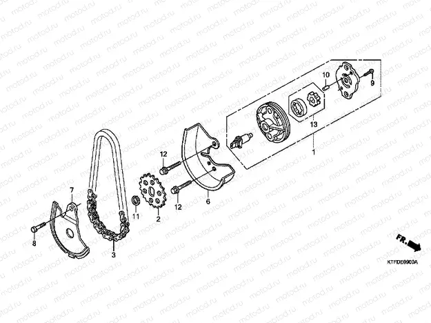 E-9 OIL PUMP