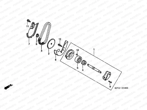 E-9 OIL PUMP