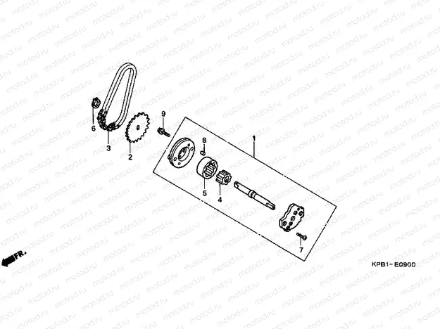 E-9 OIL PUMP