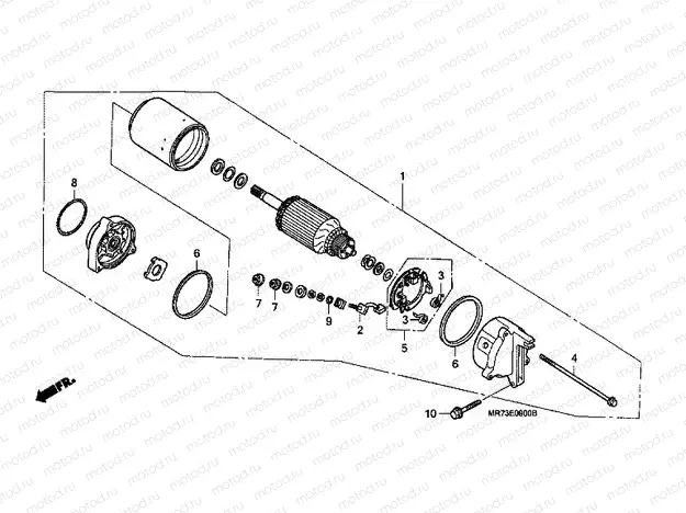 E-9 STARTER ENGINE