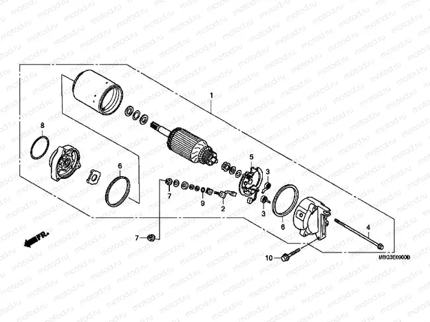 E-9 STARTER ENGINE