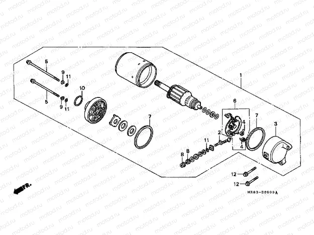 E-9 STARTER ENGINE