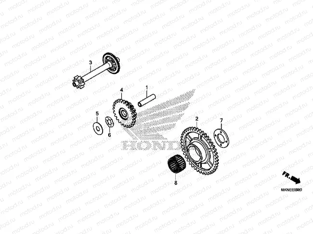 E-9 STARTING DRIVEN GEAR