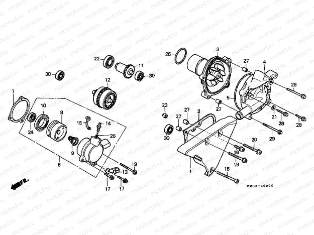 E-9 WATER PUMP