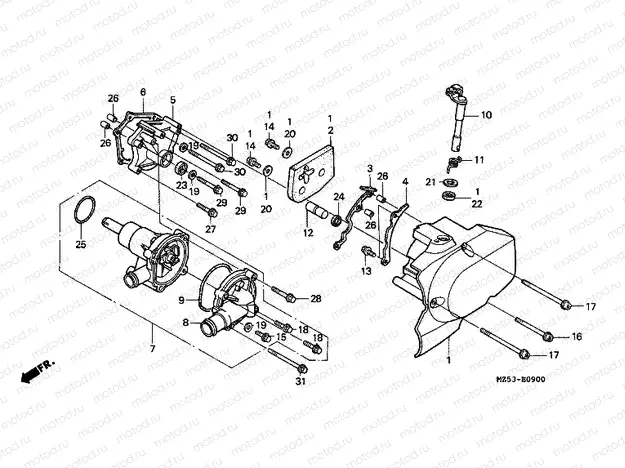 E-9 WATER PUMP