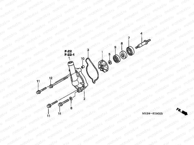 E-9 WATER PUMP