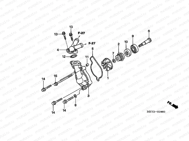 E-9 WATER PUMP