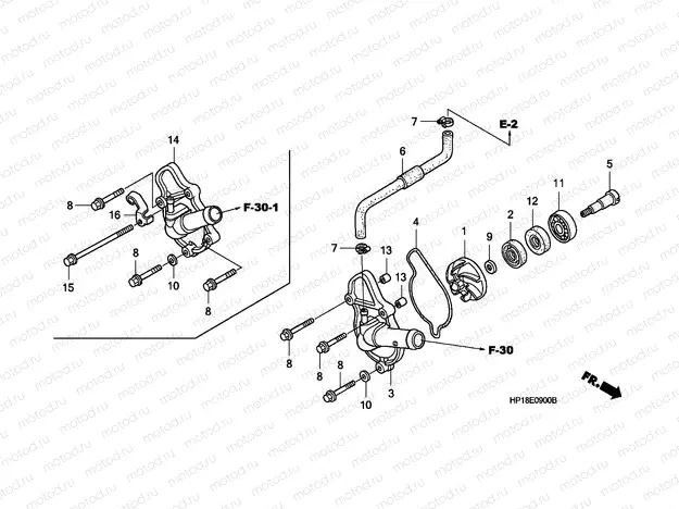 E-9 WATER PUMP