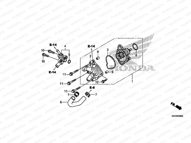 E-9 WATER PUMP