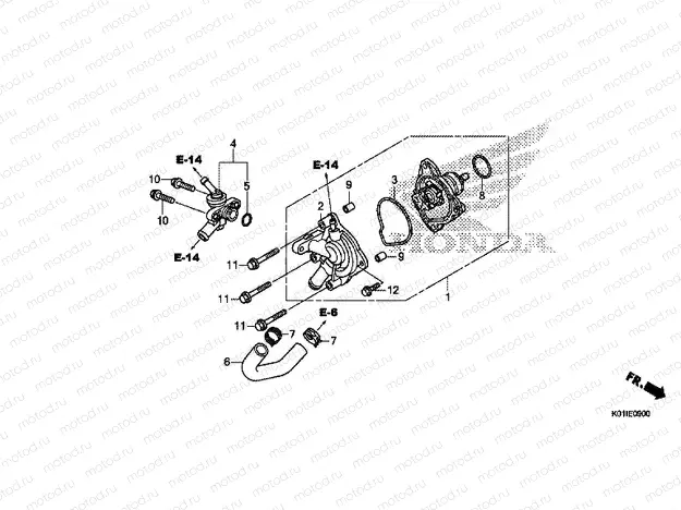 E-9 WATER PUMP