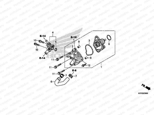 E-9 WATER PUMP