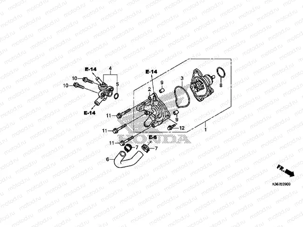 E-9 WATER PUMP