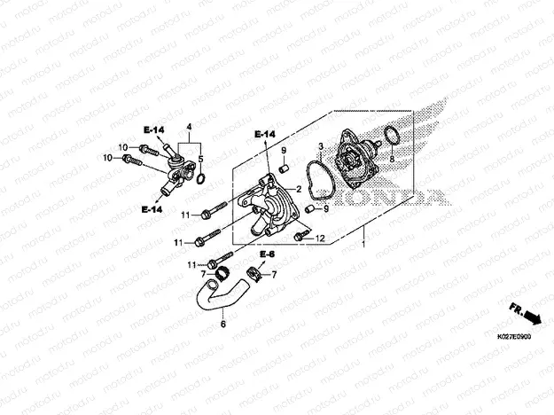 E-9 WATER PUMP