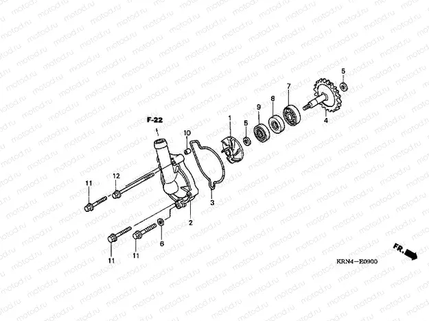 E-9 WATER PUMP