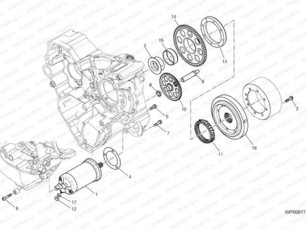 ELECTRIC STARTING AND IGNITION [MOD:M 1200S]