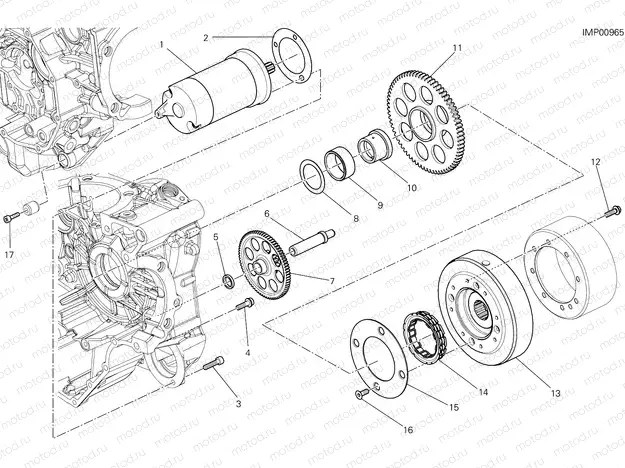 ELECTRIC STARTING AND IGNITION [MOD:M821 STR]