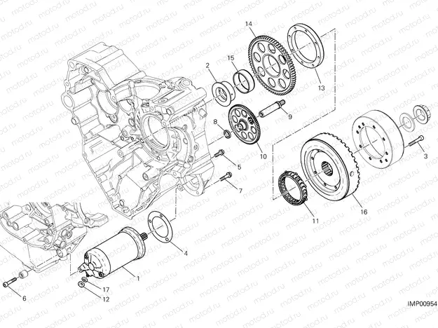 ELECTRIC STARTING AND IGNITION [MOD:MS1200SA]
