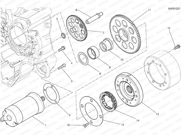 ELECTRIC STARTING AND IGNITION [MOD:SCR800CR]