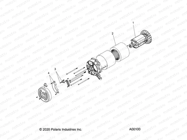 ELECTRICAL - ALTERNATOR - P20GGGFNA/GGGGNA (A00100) | ELECTRICAL - ALTERNATOR - P20GGGFNA/GGGGNA (A00100)