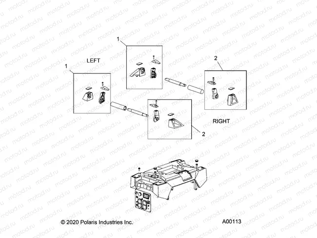 ELECTRICAL - CORD MANAGEMENT - P20GDGDNA (A00113) | ELECTRICAL - CORD MANAGEMENT - P20GDGDNA (A00113)