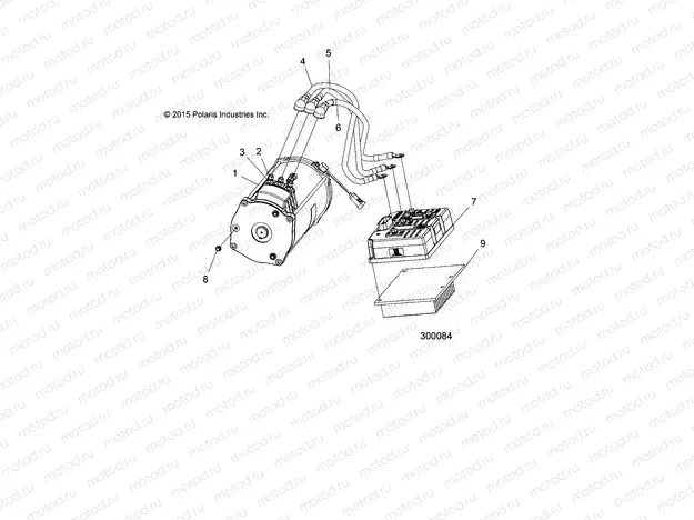 ELECTRICAL | ELECTRICAL, 6.5KW MOTOR - L20G2AGALA/DGALA/4AGALA/6AGALA