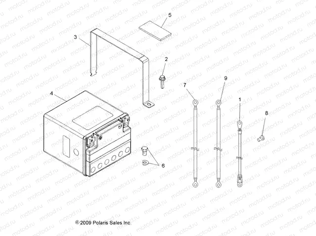 ELECTRICAL | ELECTRICAL, BATTERY - A09ZN85/8X ALL OPTIONS (49ATVBATTERY09SPXP850)