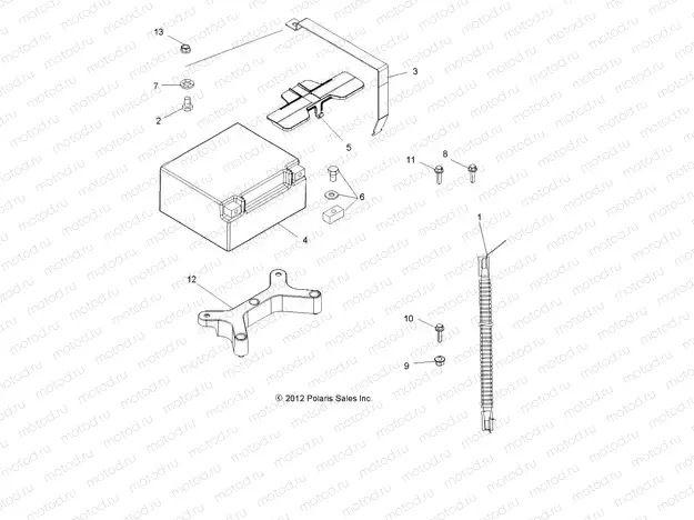ELECTRICAL | ELECTRICAL, BATTERY - A13GH85AJ/EAK (49ATVBATTERY13850SCRAM)