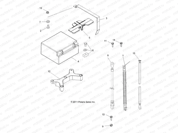 ELECTRICAL | ELECTRICAL, BATTERY - A13ZN8EFK/EFN (49ATVBATTERY12SPXP850)