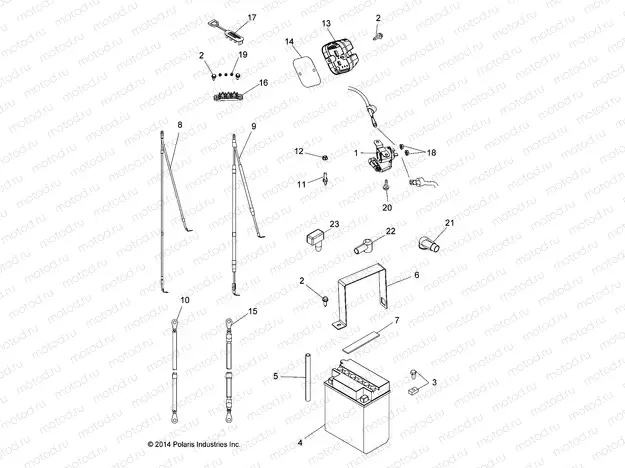 ELECTRICAL | ELECTRICAL, BATTERY - A15DAA32EA/EJ (49ATVBATTERY15325E)
