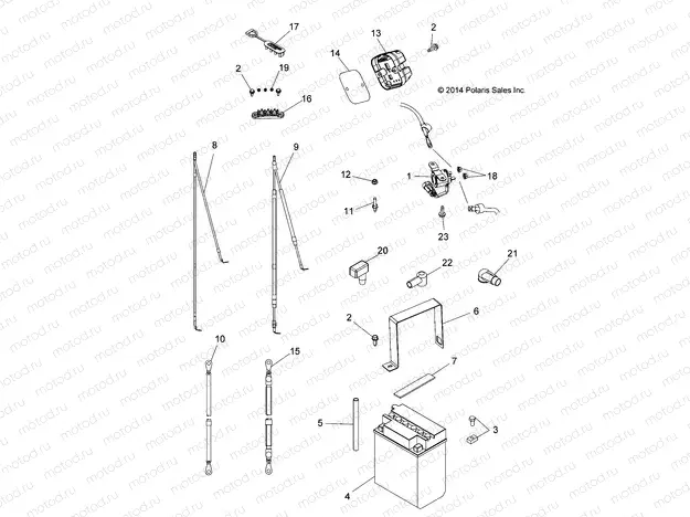 ELECTRICAL | ELECTRICAL, BATTERY - A15DAH32EJ (49ATVBATTERY15325)
