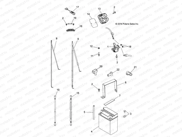 ELECTRICAL | ELECTRICAL, BATTERY - A15DAH57EJ (49ATVBATTERY15ACE570)