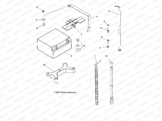 ELECTRICAL | ELECTRICAL, BATTERY - A15SVA85FD (49ATVBATTERY14850SCRAM)
