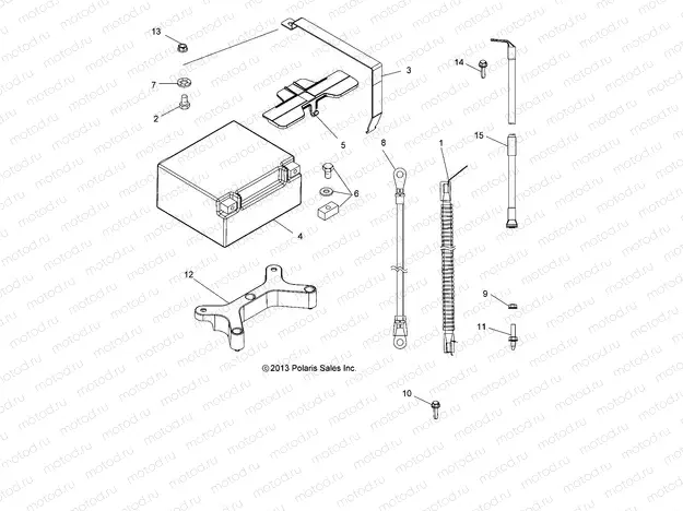 ELECTRICAL | ELECTRICAL, BATTERY - A15SYE85FS (49ATVBATTERY14SPTRG850)