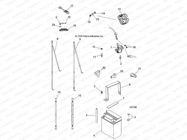 ELECTRICAL | ELECTRICAL, BATTERY - A17DAA57A5 (101186)