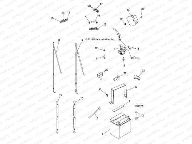 ELECTRICAL | ELECTRICAL, BATTERY - A18DCE87BB (100671)