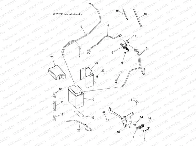 ELECTRICAL | ELECTRICAL, BATTERY - A19SHS57PS (101376)