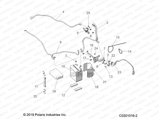 ELECTRICAL | ELECTRICAL, BATTERY - A20SDE57K5 (C0201016-2)