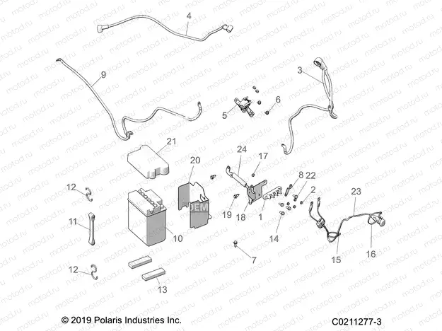 ELECTRICAL | ELECTRICAL, BATTERY - A20SEA57L6/L7 (C0211277-3)