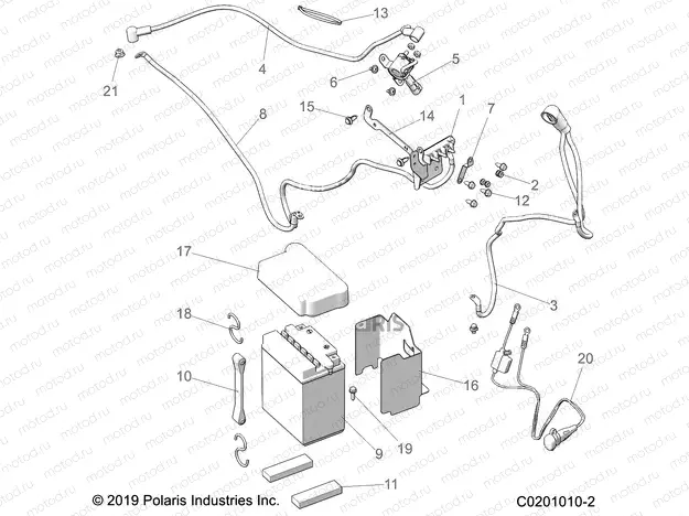 ELECTRICAL | ELECTRICAL, BATTERY - A20SEF57C1/S57C1/C2/C5/C9/CK/CY/F1/F2 (C0201010-2)