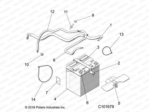 ELECTRICAL | ELECTRICAL, BATTERY - A20SLZ95AE (C101679)
