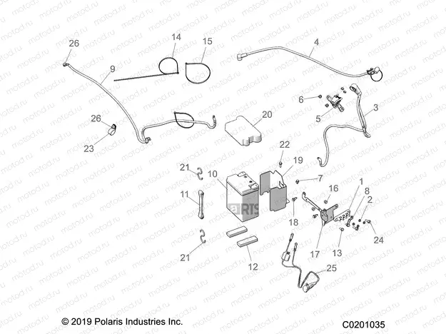 ELECTRICAL | ELECTRICAL, BATTERY - A20SWE57F1/S57C1/C2 (C0201035)
