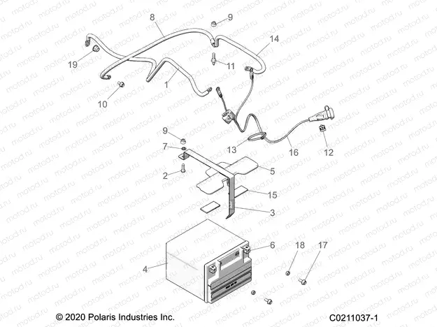 ELECTRICAL | ELECTRICAL, BATTERY - A21SVA85A3/CA3 (C0211037-1)