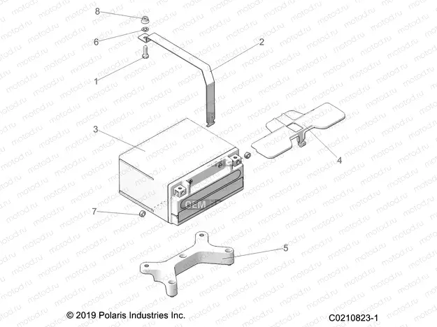 ELECTRICAL | ELECTRICAL, BATTERY - A21SVE95KK (C0210823-1)