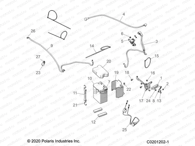 ELECTRICAL | ELECTRICAL, BATTERY - A21SWE57F1/S57C1/C2 (C0201202-1)