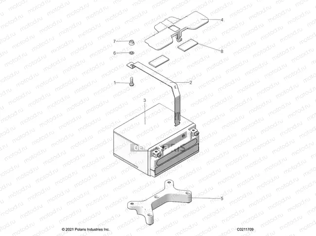 ELECTRICAL | ELECTRICAL, BATTERY - A22SYE95KP (C0211709)