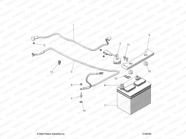 ELECTRICAL | ELECTRICAL, BATTERY - A23SEA57F1/T57C1/C2/F1 (C102436)