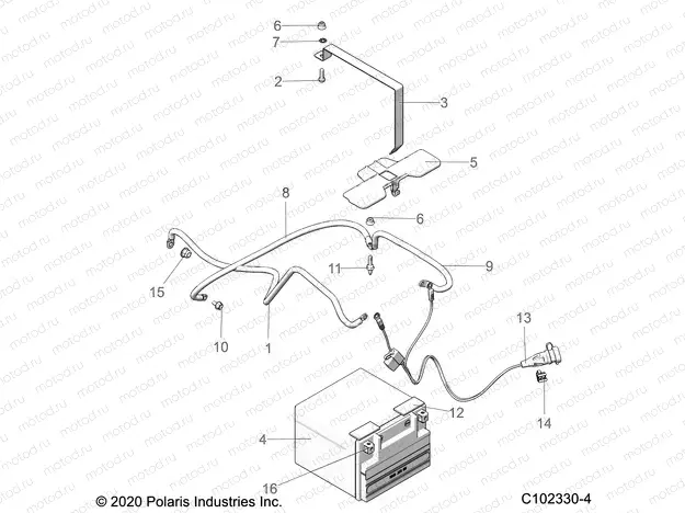ELECTRICAL | ELECTRICAL, BATTERY - A23SYY95AD (C102330-4)