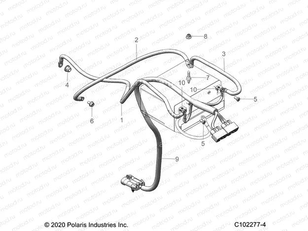 ELECTRICAL | ELECTRICAL, BATTERY CABLES - A22SYE95KP (C102277-4)