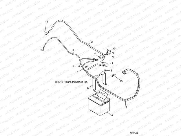 ELECTRICAL | ELECTRICAL, BATTERY - G20GAE99A2/D99AK/AS/BK/BS (701425)